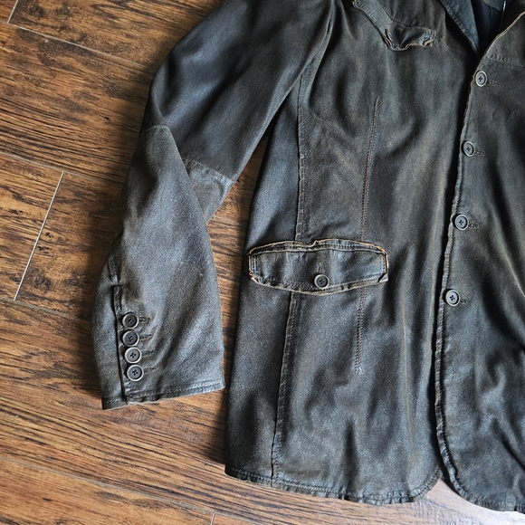 GMS-75 Brown Leather Jacket XXL - Picture 8 of 13